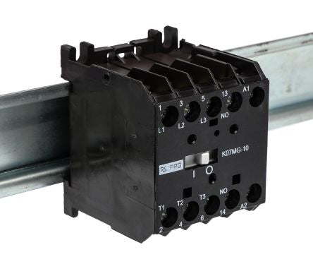 RS PRO Contactor, 24 V Coil, 4-Pole, 5.5 kW, 3NO, 24 V dc [0]; 284-2359