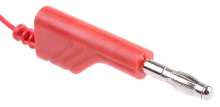 Hirschmann Test & Measurement Test lead, 3A, 60V dc, Red, 1m Lead Length [934160101]; 343-3239