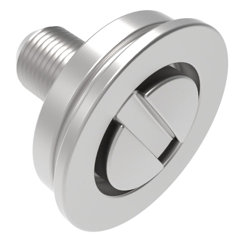 SOUTHCO Flush Screw Assembly, 4-40 Thread, Slotted Recess, Stainless Steel, Passivated [F5-60-402-20]