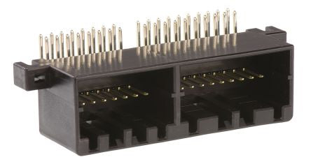 TE Connectivity MULTILOCK 040 II Series Right Angle Through Hole Mount PCB Socket, 36-Contact, 2-Row, Solder Termination [174912-2]; 680-3209