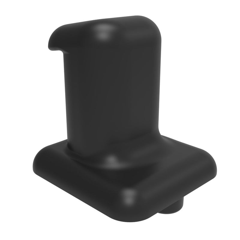 SOUTHCO Flexible Draw Latch Keeper, Concealed Mount, Nylon, Black [F7-547]