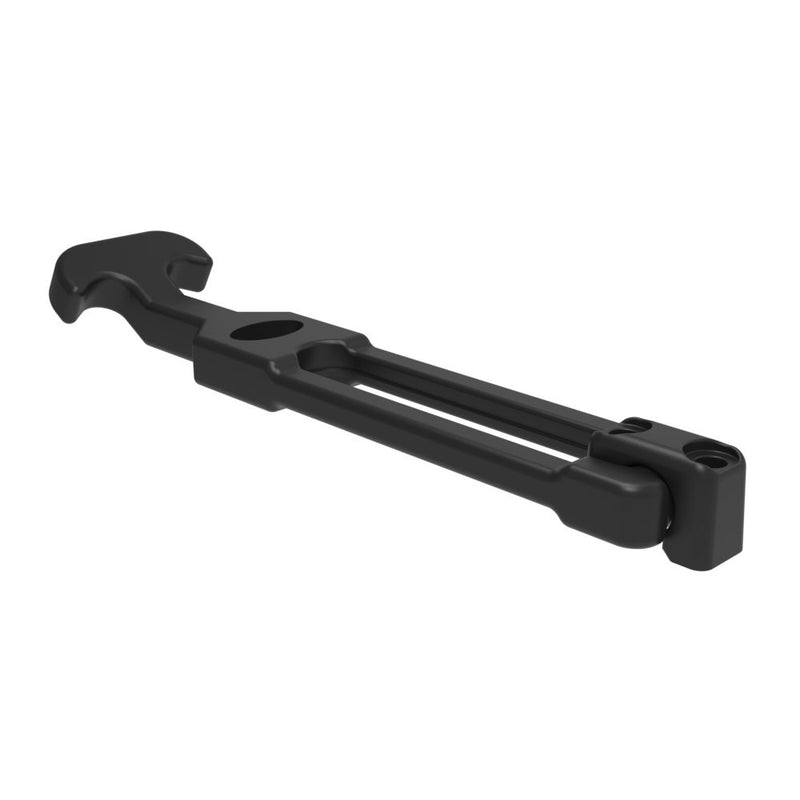 SOUTHCO Flexible Draw Latch (without keeper), Front Mount, Large, Rubber, Black [F7-730]