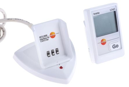 Testo 174T Kit Temperature Data Logger, USB, 1 Input Channel(s) [0572 0561]; 712-5468