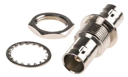TE Connectivity Straight 75Ω RF Adapter BNC Socket to BNC Socket 2GHz [1-1478047-0]; 718-2556