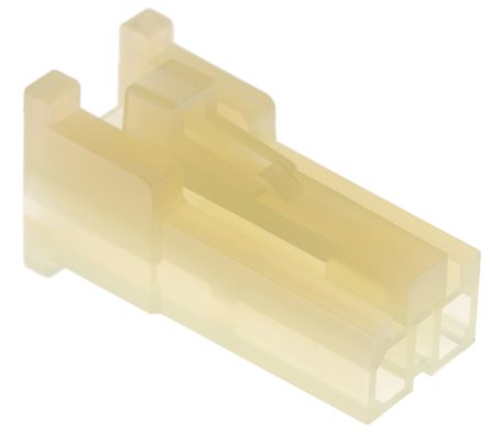TE Connectivity Male Connector Housing, 6.5mm Pitch, 2 Way, 1 Row [171199-1]; 719-9069