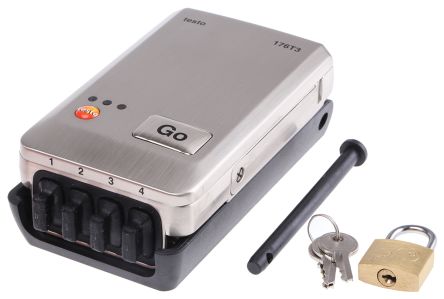 Testo 176-T3 Temperature Data Logger, USB, 4 Input Channel(s) [0572 1763]; 732-0584