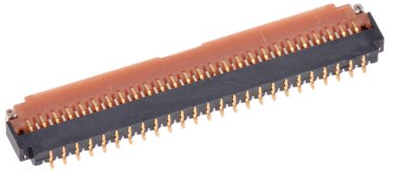Hirose, FH26 0.3mm Pitch 51 Way Right Angle Female FPC Connector, ZIF Bottom Contact [FH26W-51S-0.3SHW(99)]; 738-8899