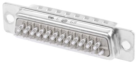 HARTING 25 Way Panel Mount D-sub Connector Plug [09670255604]; 740-7304
