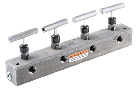 Enerpac Hydraulic Manifold AM41, 7 stations [AM41]; 750-2752