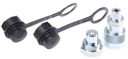Enerpac Steel (Dust Cap) Female Hydraulic Quick Connect Coupling, NPTF 3/8 Female [C604]; 750-2761