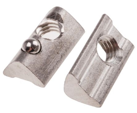 RS PRO M6 T-Slot Nut, Connecting Component, Strut Profile 30 mm, Groove Size 6mm [0]; 767-5535
