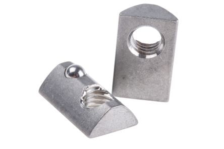 RS PRO M8 T-Slot Nut, Connecting Component, Strut Profile 40 mm, Groove Size 8mm [0]; 767-5660