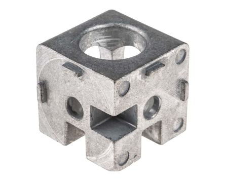 RS PRO Cube Connector, Connecting Component, Strut Profile 40 mm, Groove Size 8mm [0]; 767-5711