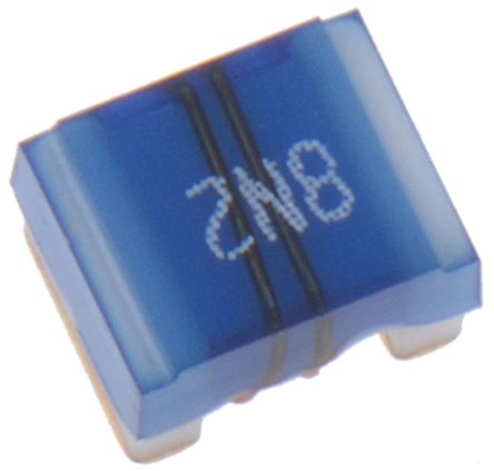 Wurth, WE-KI, 1008A Shielded Wire-wound SMD Inductor with a Ceramic Core, 8.2 nH Wire-Wound 1A Idc Q:50 [744762082A]; 883-0048