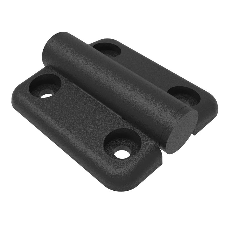 SOUTHCO Surface Mount Hinge, 44 mm size, with Mounting Holes, Polyamide, Black [G6-DHSP-5045]