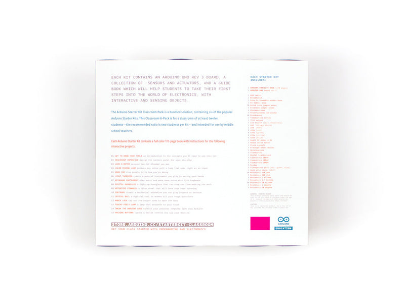 Arduino Starter Kit Classroom Pack