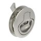 SOUTHCO Push-to-Close Latch, Small Size, Key Locking, 1 - 21mm (.04 - .83 in) Door thickness, 23mm (.91 in) Grip, 316 Stainless Steel, Electropolished [M1-15-41-8]