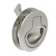 SOUTHCO Push-to-Close Latch, Small Size, No Restriction, 1 - 21mm (.04 - .83 in) Door thickness, 23mm (.91 in) Grip, 316 Stainless Steel, Electropolished [M1-15-61-8]