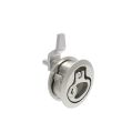 SOUTHCO Compression Latch, Medium Size, Key Locking, 18.5 - 29mm (.073 - 1.14 in) Door thickness, 27 - 40mm or 51 -64mm (1.06 - 1.57 in or 2.00 - 2.52 in) Grip, 316 Stainless Steel, Electropolished [M1-20-93-48]