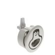 SOUTHCO Compression Latch, Large Size, No Restriction, 2 - 12mm (.075 - . 475 in) Door thickness, 47 - 61mm (1.85 - 2.40 in) Grip, 316 Stainless Steel, Electropolished [M1-25-31-38]