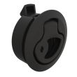 SOUTHCO Push-to-Close Latch, Medium Size, Key Locking, 2 - 7mm (.075 - .275 in) Door thickness, 25.5mm (1.00 in) Grip, Plastic, Natural [M1-41]