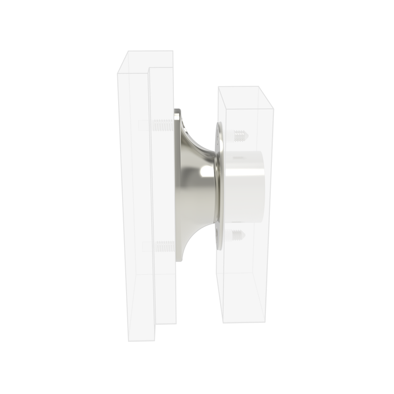 SOUTHCO Magnetic Catch, Fixed Flush Style, Polished Stainless Steel [M5-7P-61-8]