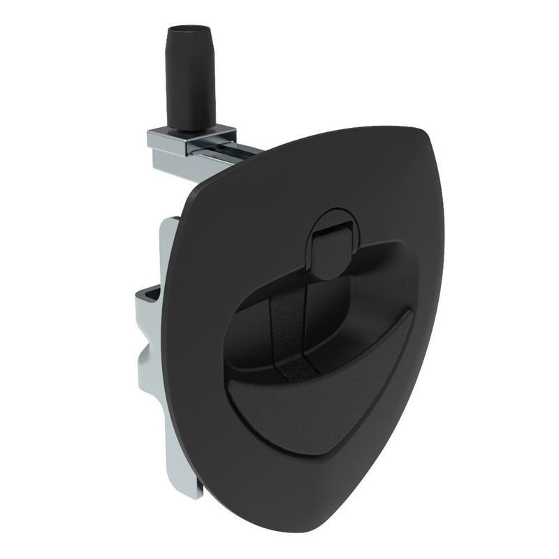SOUTHCO Lift & Turn Compression Latch, Non-Locking, Black Plastic Cup, Zinc Alloy Powder Coated Handle [N5-A0000A-A5]