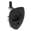 SOUTHCO Lift & Turn Compression Latch, Locking without lock core, Black Plastic Cup, Zinc Alloy Powder Coated Handle [N5-A0010A-A5]