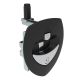 SOUTHCO Lift & Turn Compression Latch, Phillips Recess #2, Black Plastic Cup, Zinc Alloy Chrome Plated Handle [N5-A0210A-A1]