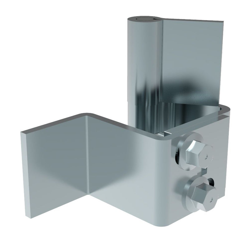 SOUTHCO Removable Concealed Hinge, Concealed Assembly, Steel, Blue Zinc [N6-DHIM-4040F]