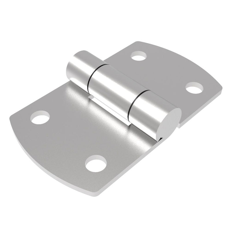 SOUTHCO Surface Mount Hinge, 96 mm size, with Mounting Holes, Stainless Steel, Electro polished [N6-DHIM-6536-SS]