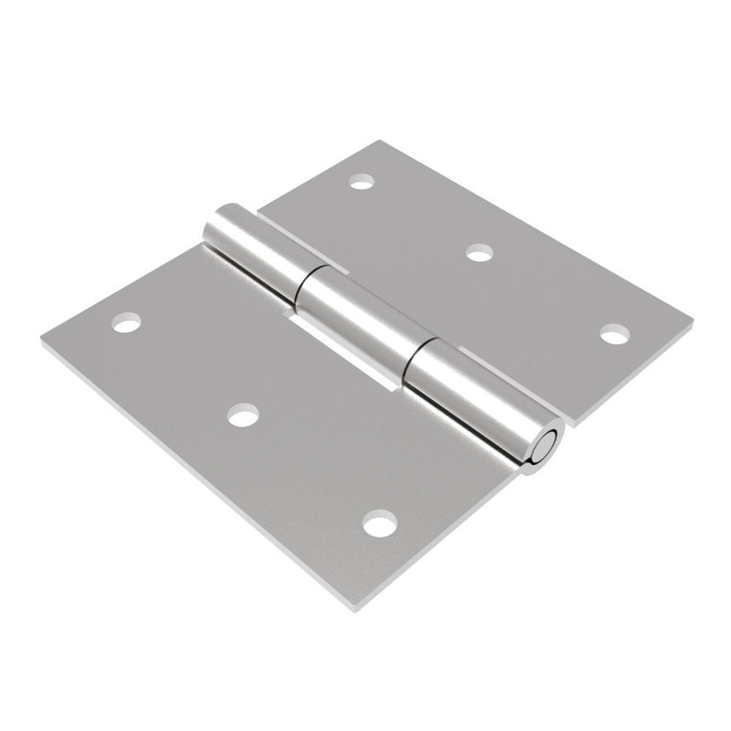 SOUTHCO Surface Mount Hinge, 75 mm size, with Mounting Holes, Stainless Steel, Electro polished [N6-DHIM-75-40-2-SS]