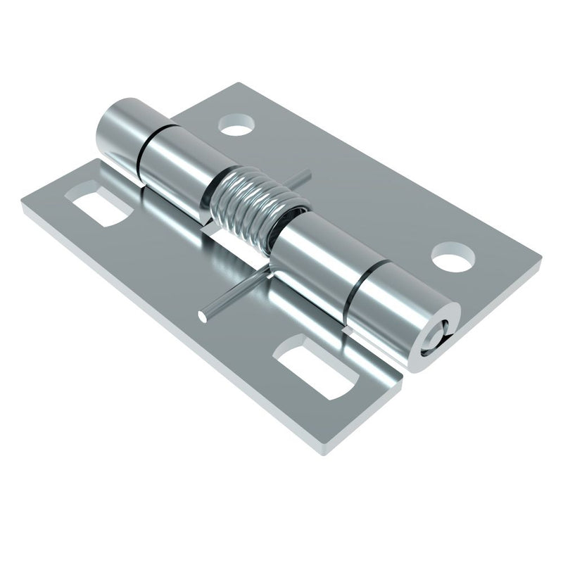 SOUTHCO Hinge, Small Leaf, Large Leaf, 62.5 mm (2.50 in) Long, Steel, Nickel Zinc Plated [N6-DHSM-6346]