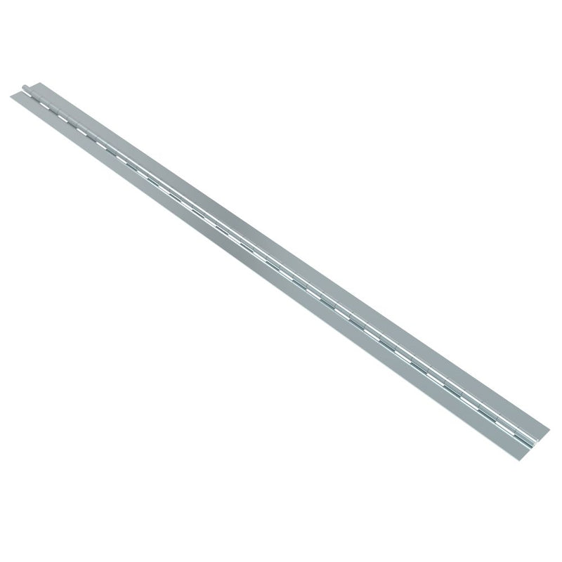 SOUTHCO Piano Hinge, 1000 mm size, without Mounting Holes, Steel, Blue Zinc Plated [N6-DMCH-25-1000602]