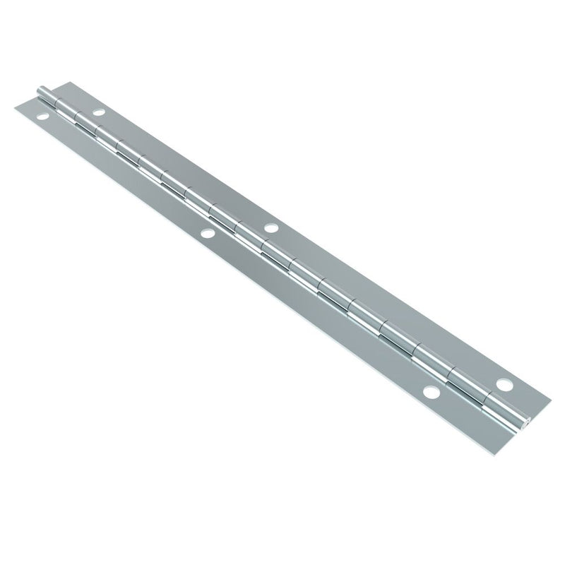 SOUTHCO Piano Hinge, 229 mm size, with Mounting Holes, Steel, Blue Zinc Plated [N6-DMCH12722927171]