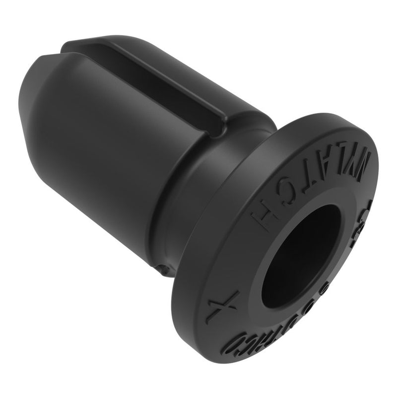 SOUTHCO NYLATCH Panel Fastener Grommet, 4.8mm (.188 in) Diameter, 1.6mm (.065 in) Max Panel Thickness, Polysulfone, Black [NY-3G-32-30]