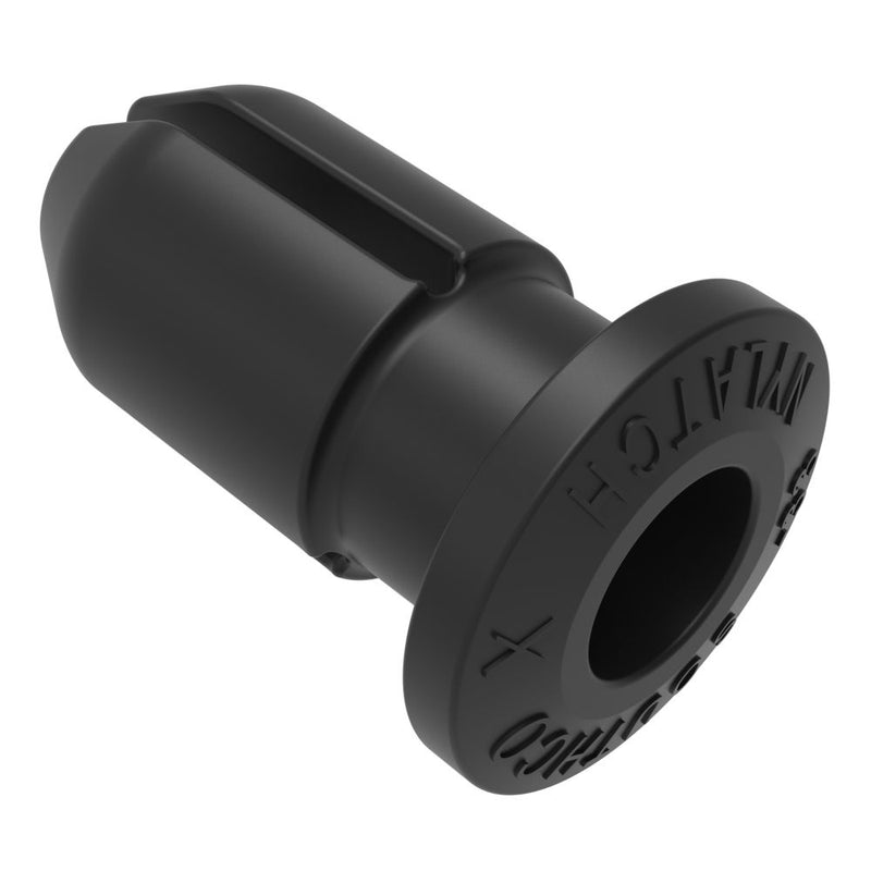 SOUTHCO NYLATCH Panel Fastener Grommet, 4.8mm (.188 in) Diameter, 2.5mm (.098 in) Max Panel Thickness, Polycarbonate, Black [NY-3G-33-20]