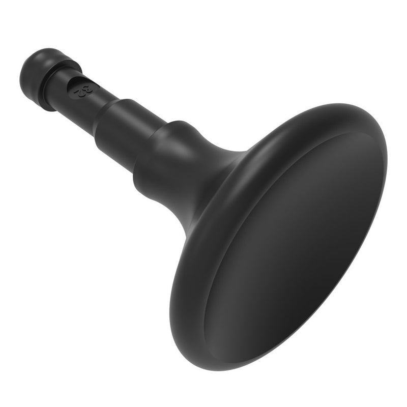 SOUTHCO NYLATCH Panel Fastener Plunger, 4.8mm (.188 in) Diameter, Easy Grip Head Style, Nylon, Black [NY-3P-32-1-50]