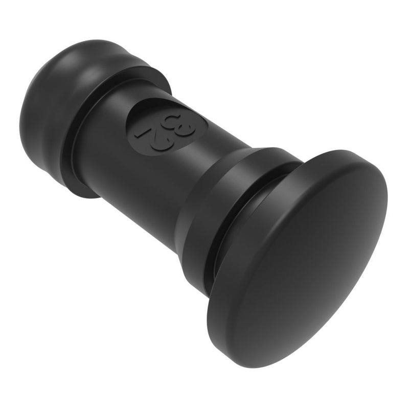 SOUTHCO NYLATCH Panel Fastener Plunger, 4.8mm (.188 in) Diameter, Low Profile Head Style, Nylon, Black [NY-3P-32-3-50]