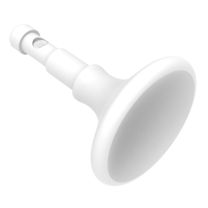 SOUTHCO NYLATCH Panel Fastener Plunger, 4.8mm (.188 in) Diameter, Easy Grip Head Style, Nylon, White [NY-3P-33-1-51]