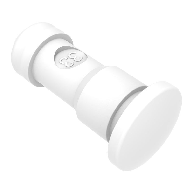 SOUTHCO NYLATCH Panel Fastener Plunger, 4.8mm (.188 in) Diameter, Low Profile Head Style, Nylon, White [NY-3P-33-3-51]