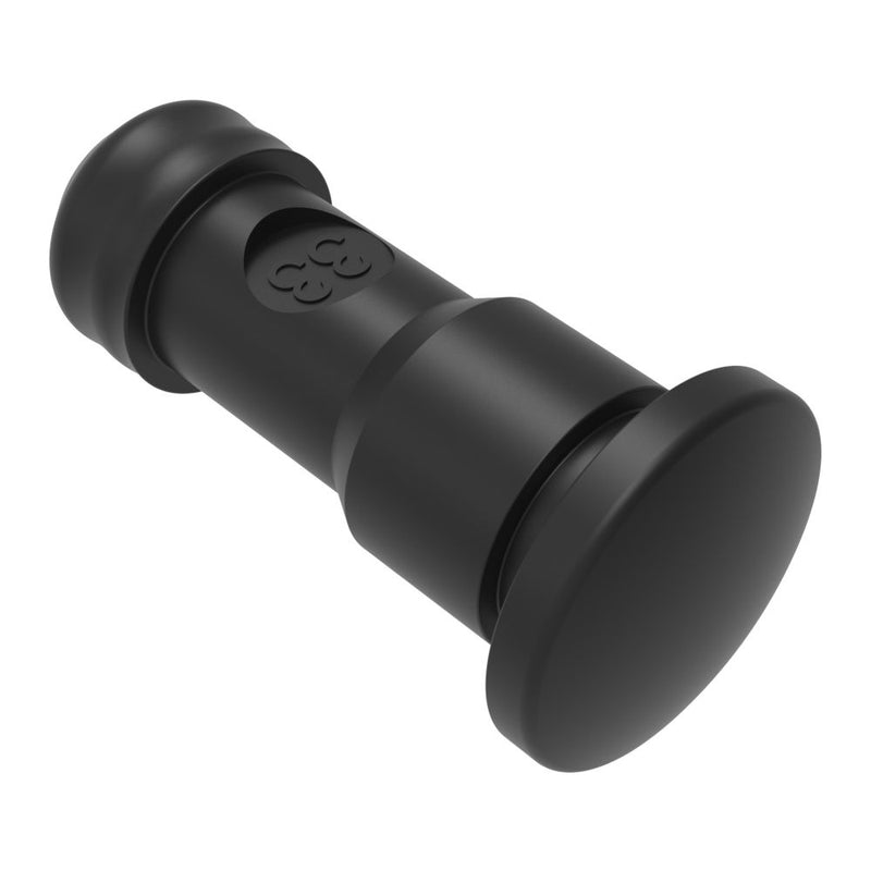 SOUTHCO NYLATCH Panel Fastener Plunger, 4.8mm (.188 in) Diameter, Low Profile Head Style, Polyester, Black [NY-3P-33-3-60]