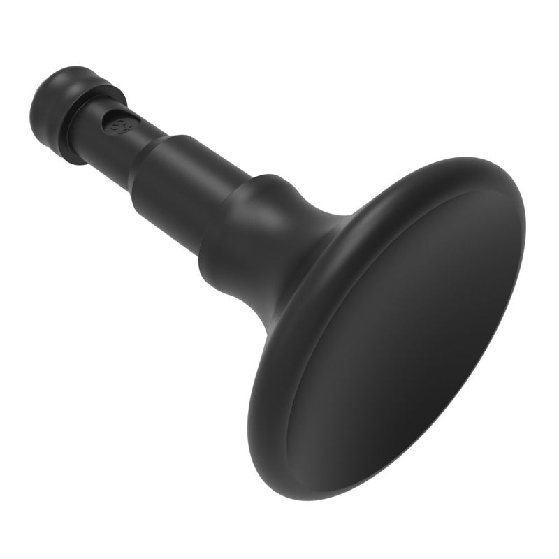 SOUTHCO NYLATCH Panel Fastener Plunger, 6.4mm (.250 in) Diameter, Easy Grip Head Style, Nylon, Black [NY-4P-43-1-50]
