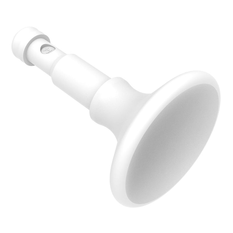 SOUTHCO NYLATCH Panel Fastener Plunger, 6.4mm (.250 in) Diameter, Easy Grip Head Style, Nylon, White [NY-4P-44-1-51]
