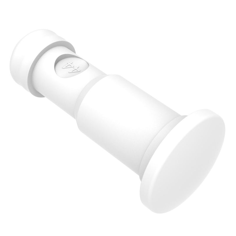 SOUTHCO NYLATCH Panel Fastener Plunger, 6.4mm (.250 in) Diameter, Low Profile Head Style, Nylon, White [NY-4P-44-3-51]