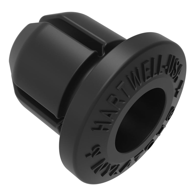 SOUTHCO NYLATCH Panel Fastener Grommet, 7.9mm (.313 in) Diameter, 1.6mm (.065 in) Max Panel Thickness, Polycarbonate, Black [NY-5G-52-20]