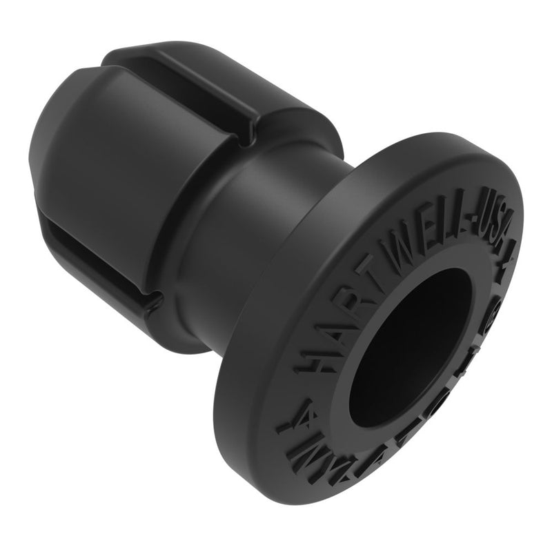 SOUTHCO NYLATCH Panel Fastener Grommet, 7.9mm (.313 in) Diameter, 4.1mm (.162 in) Max Panel Thickness, Polycarbonate, Black [NY-5G-54-20]