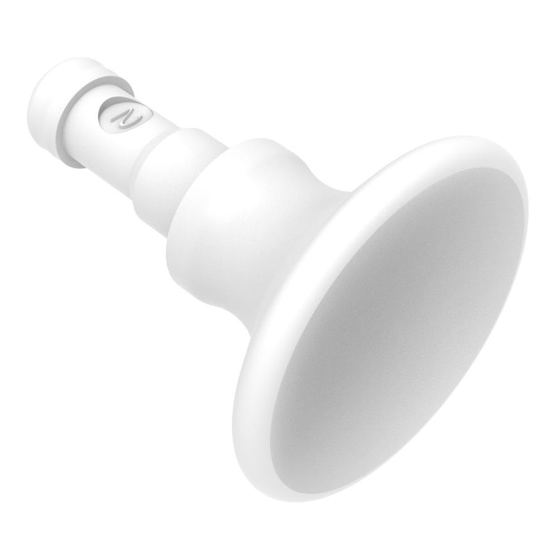 SOUTHCO NYLATCH Panel Fastener Plunger, 7.9mm (.313 in) Diameter, Easy Grip Head Style, Nylon, White [NY-5P-52-1-51]