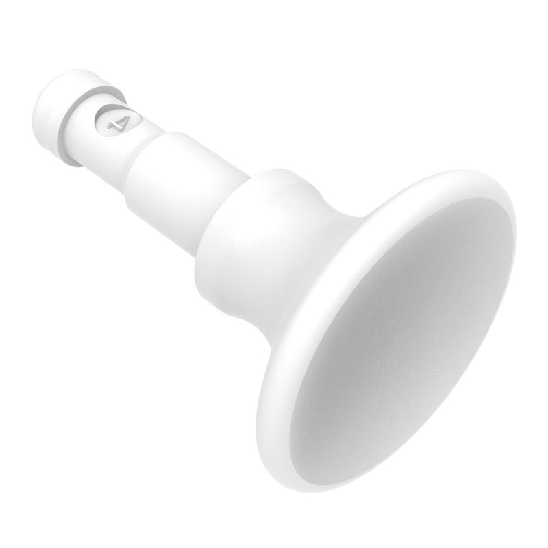 SOUTHCO NYLATCH Panel Fastener Plunger, 7.9mm (.313 in) Diameter, Easy Grip Head Style, Nylon, White [NY-5P-54-1-51]