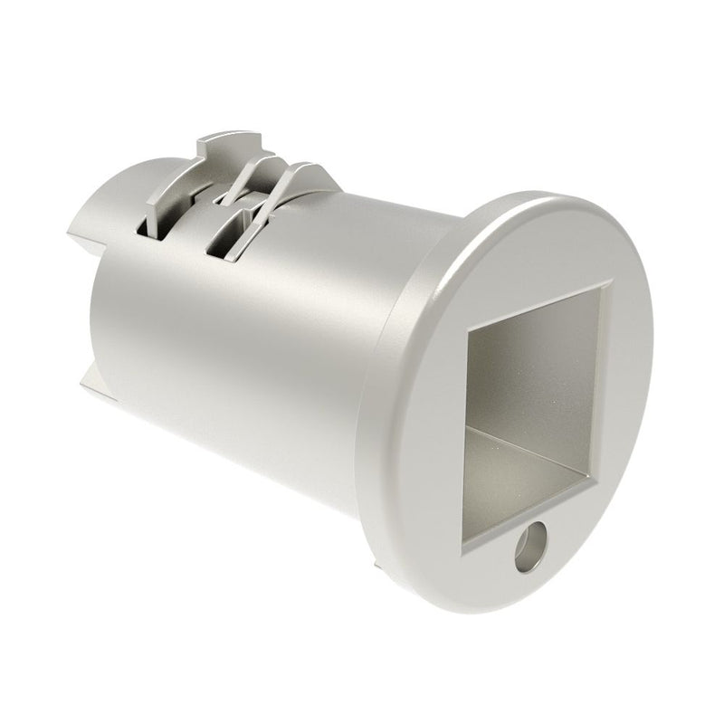 SOUTHCO Lock Plug, Railway Standard Recess, Zinc Alloy, Chrome [PK-0-45800-01]